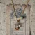 Glass Bird Pendant Necklace