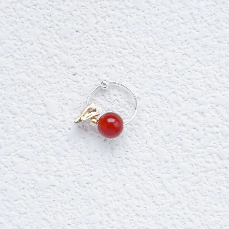 12mm sterling silver hoop earrings, simple and exquisite, the perfect handmade accessory.