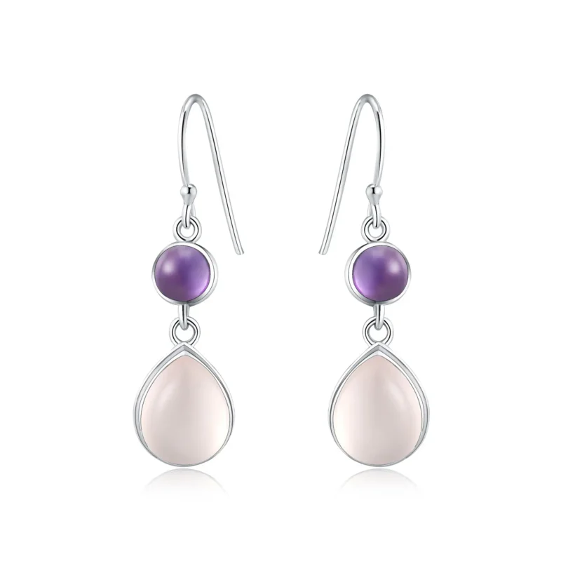 PeonyJewels handcrafted earrings featuring natural gemstones for a refined and elegant look