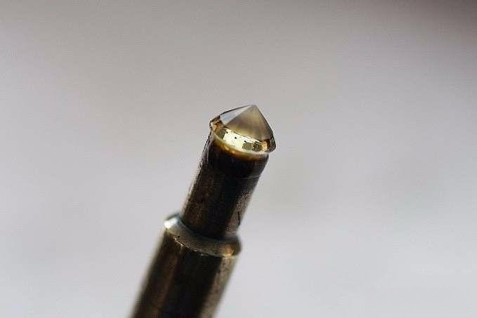 Second layer of polishing completed on the gemstone, revealing remarkable clarity and brilliance