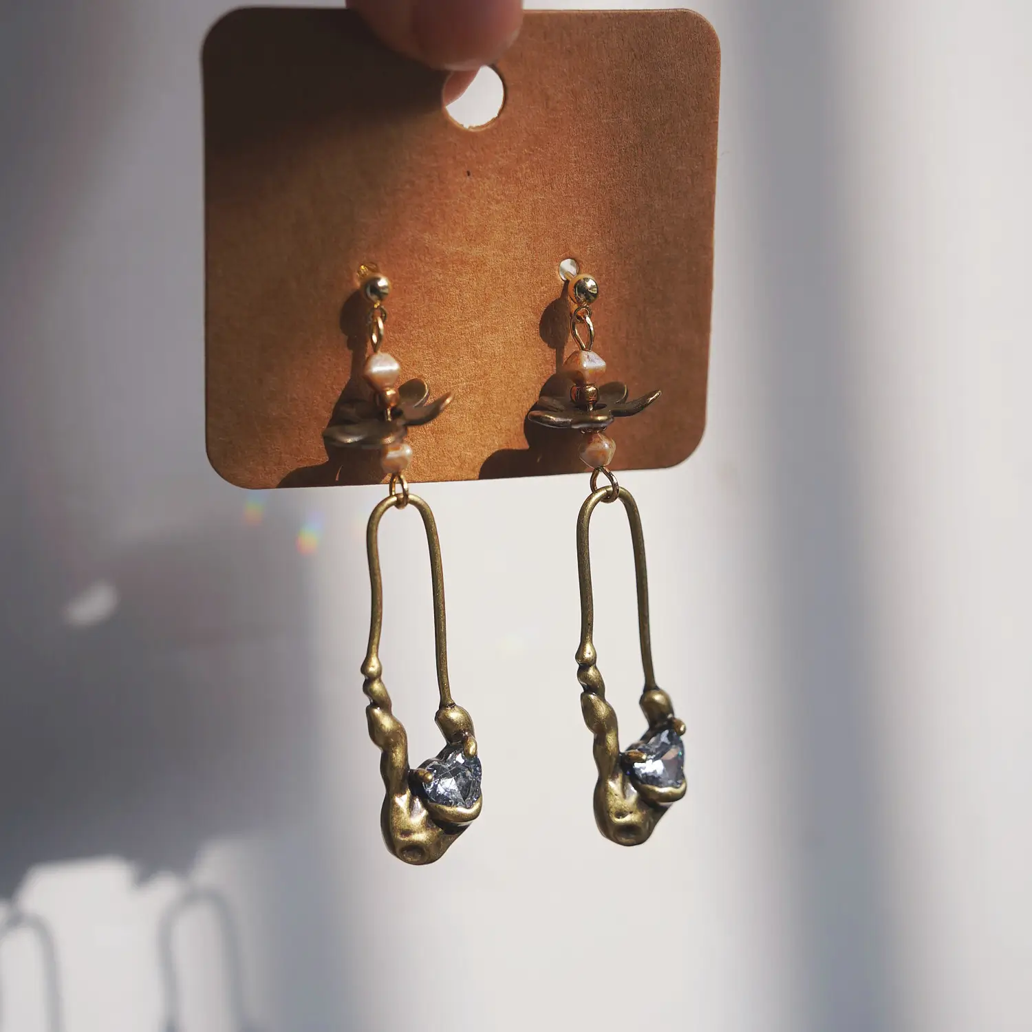 Peonyjewels handcrafted party earrings ideal for weddings or special occasions.