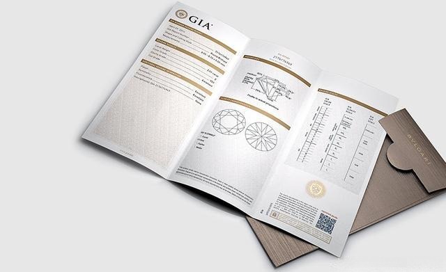 GIA Full Grading Report showing clarity plot and complete grading details for a 1 carat or larger diamond.