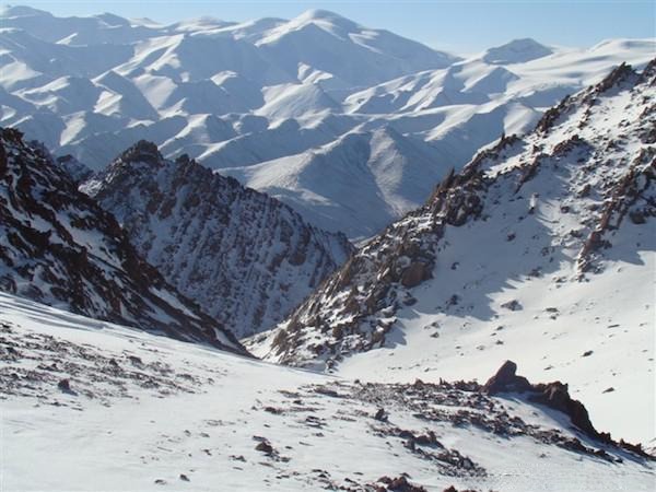 Snow-capped Kunlun Mountains, the primary source of all Hetian Jade Types.